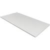 furni24 Piano da scrivania 140 x 80 cm, perfetto per scrivanie regolabili in altezza, tavolo da gioco, tavolo multiuso, tavoli da pranzo e più - 25 mm, piano stabile durevole, grigio
