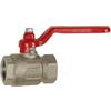 RIEGLER 103101-329.10-R valvola a sfera modello base, leva manuale, IG/IG, MS vern, G 2 1/2, 1 pezzo