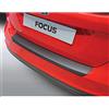 RGM Protezione paraurti Posteriore ABS Compatibile con Ford Focus HB 5 Porte 2014-2018 Nero