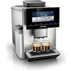 Siemens EQ900, macchina da caffè completamente automatica con smerigliatrice, baristaMode, eGrinder, beanIdent System, display iSelect da 6,8, Home Connect App, acciaio inossidabile, TQ905R03