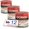 MIDA 12 x BARATTOLI 20 gr. DOBOL INSETTICIDA FUMOGENO CON CIFENOTRIN AMBIENTI DA 250