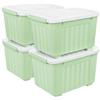 Jiangsu Jiutong Cetomo 35L*4 Scatole di Stoccaggio con Coperchi, Contenitori in Plastica