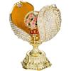 Danila Gifts danila-souvenirs uovo in stile Faberge ritorto con cesto di fiori 12 cm
