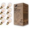 greenandco 8x Lampadina Vintage Edison LED dimmerabile | E27 A60 | claro | 2,3W
