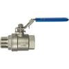 RIEGLER 135904-3395.23 - Valvola a sfera in acciaio inox, 2 pezzi, filettatura interna/esterna, G 1/2, DN 15, 1 pezzo