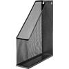 D.RECT Raccoglitore in metallo, formato A4, fino a C4, con occhielli per montaggio a parete, portadocumenti, 7,3 x 25 x 31,6 cm, nero