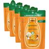 Garnier Ultra Oli Meravigliosi Argan & Camelia, Eco-ricarica Shampoo Nutriente, Capelli Secchi, Spenti, 250ml (Confezione da 4)