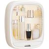 Organizer cosmetico da parete in plastica antipolvere impermeabile 27x10,5x34 cm