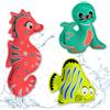 Funsports Animali Da Immersione in Neoprene, 3 Pezzi - 1 Leone Marino, 1 Cavallu