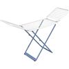 Gimi Perla 31037200 Stendibiancheria da Pavimento, Stendino a Cavalletto, con Ruote, Spazio di Stenditura 20 m, Resina 100%, 190 x 54.5 x 90 cm