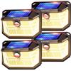 Tecknet Luci Solari Esterno, 231 Faretti Solari a Led da Esterno Bianco Caldo, 300° Supe