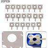Nickel Potenziometro Chitarra 18mm Pentole Lunghezza Albero/A250/B250/A500/B500K/Volume