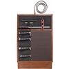 Angus Stoke Charles - Borsa per coltelli da cucina, in pelle, misura