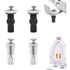 PLABBDPL Fissaggio Tavoletta WC,4Pcs Cerniere Copriwater Fori Ciechi Espansione Gomma