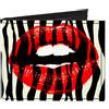Buckle-Down Designs Canvas Bi-Fold Wallet Mouth Zebra