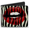 Buckle-Down Designs Bi-Fold Wallet Mouth Zebra