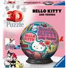 Ravensburger - Puzzle 3d Ball Hello Kitty Puzzle 3d Bambini A Partire Dagli 6