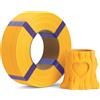 DEEPLEE Filamento PLA Basic 1.75 mm, Confezione Senza Bobina Zero Sprechi, Giall