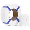 DEEPLEE Filamento PLA Basic 1.75 mm, Confezione Senza Bobina Zero Sprechi, Bianc