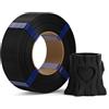 DEEPLEE Filamento PLA Basic 1.75 mm, Confezione Senza Bobina Zero Sprechi, Nero