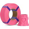 DEEPLEE Filamento PLA Basic 1.75 mm, Confezione Senza Bobina Zero Sprechi, Rosa
