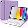 Iveoppe Tastiera per iPad A16 11 Generazione 11" 2025/10 Generazione 2022 10.9" | Cover