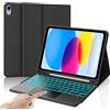 IVEOPPE Tastiera per iPad 11 Gen A16 2025/10 Gen 10.9" 2022, Cover con Tastiera
