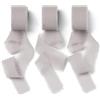 AOKSUNOVA Nastro in Chiffon Grigio 2,5 cm x 18,9 m per Regali | Nastro chiffon m