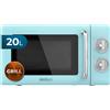 Cecotec Microonde Meccanico con griglia da 20 L Proclean 3110 Retro Blue. 700 W
