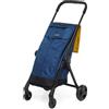 Foppapedretti Go Fast Carrello Portaspesa Pieghevole, Ocean