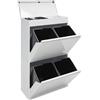 Does not apply Top CR621-B Pattumiera Differenziata 4 Scomparti | 4X17 L (68 L) | Contenitore i
