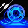 Inextstation Striscia LED COB Blu 2M, USB 5V Strisce LED Dimmerabile, CRI93+ 640 LEDs Strip A