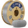 OVERTURE PLA PRO Filamento 1,75 mm PLA+ Argento Chiaro 1kg Elevata Tenacità | Al