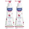 Mustela Gel detergente corpo e capelli al perseose di avocado BIO (300ml) - Senza Profumo - Doccia shampoo lenitivo per pelle sensibile di bambini e famiglia - 98% di ingredienti di origine naturale