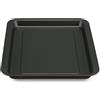 Guardini, Tegame pizza rettangolare 32x37 cm, Acciaio con rivestimento antiaderente, Nero, Made in Italy, Linea Pizza&Mania