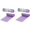 Bottari Italy Bottari Sacchi Immondizia 110L 70x110 cm con Laccetti di Chiusura, Viola, Raccolta Differenziata Secco, Sacchi per Spazzatura Resistenti e Riciclati, 1 Rotolo da 10 Pezzi (Confezione da 2)