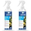 SANITEC igiene sicura Sanitec, Deo Spray Bergamotto E Jasmine, Profumatore Ambienti E Tessuti 300 ml, Profumo Fino A 48 Ore, Tecnologia Elimina Odori (Confezione da 2)