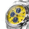 Seiko Orologio da uomo SEIKO Chronograph SND409PC in acciaio inossidabile giallo...