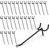 Does not apply AONELAS Pegboard Hooks 4 Inch 50PC, Black Peg Board Hooks, Ideal Garage Organiz