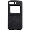 Custodia in Pelle PU Nera per Motorola Moto Razr 2022 - Protezione Elegante