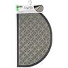 Douceur d'Intérieur Tapis Déco Morbido interno tappeto da intervento mezzaluna 45 x 75 cm PVC emilio grigio