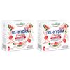 Equilibra Re-Hydra Energy Zero Zuccheri, Insaporitore Acqua Senza Zucchero, Integratore con Mate, Guaranà, Vitamine C, B2, B3, B6, B12, Stanchezza e Metabolismo Energetico, Gusto Anguria, 12 Stick
