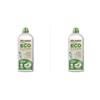 Meliconi ECOCLEAN, Detergente Pavimenti per Scope Elettriche e Robot Lavapavimenti, Naturale, Universale per Legno, Piastrelle e Laminati, Pulizia Profonda con Profumo Fresco (Confezione da 2)