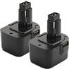 Joiry 2X Joiry 12V 3.5Ah NI-MH batterie per Dewalt DC9071 DE9071 DW9072 DE9074