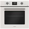 SCHOCK|Forno CONTEMPORANEO SFC9716V Multifunzione, Capacità 64 L, Classe A, Programmatore Touch, Vapore Assistito Termoventilato, 1 Griglia + 2 Leccarde, 565x560x585mm, New Aluminia, Made In Italy.