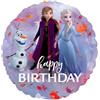 Anagram Amscan Palloncino Standard Frozen 2 Happy Birthday S60 in Pellicola