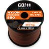 GO!elements Paracord da Corda Nylon - 4mm Paracord 550 Originale Typ III - Adatt