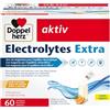 Doppelherz Electrolytes Extra - Elettroliti in polvere con magnesio e glucosio - Equilibrio elettrolitico e riduzione della stanchezza - Idratazione per sport e viaggi - Gusto arancia - 60 bustine