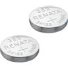 Best price square 2 x Renata Batteria Orologio - Fatto In Svizzera - Tutte Le Taglie - Ossido D'ar