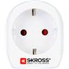 Skross, Adattatore da viaggio 15A universale, Bianco